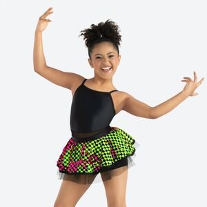 Revolution Dancewear Move Like This RC23511 Sequin‎ Tutu Leotard Kids SC